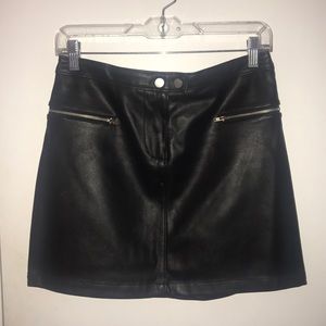 Leather skirt
